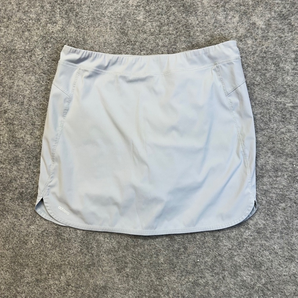 Adidas Golf Skort Womens 8 Light Grey Built-in Shorts